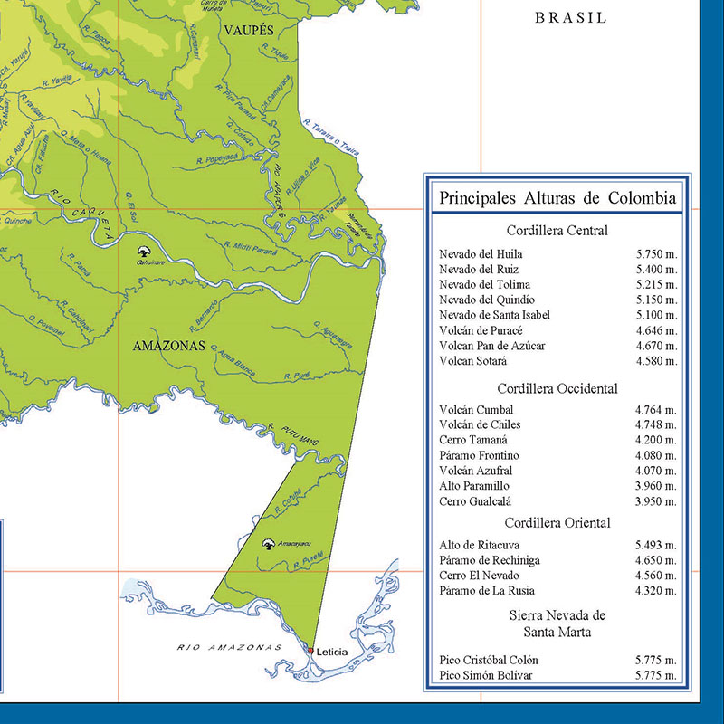 Mapa Mapa Fisico De Colombia Images 23520 The Best Porn Website