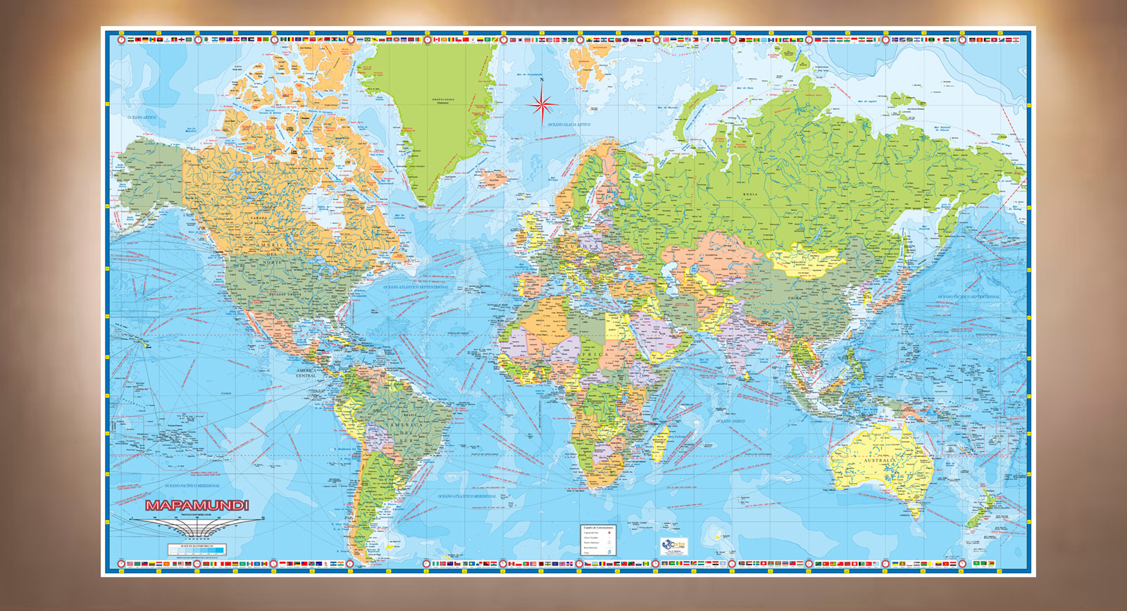 Mapa Mundi Político 