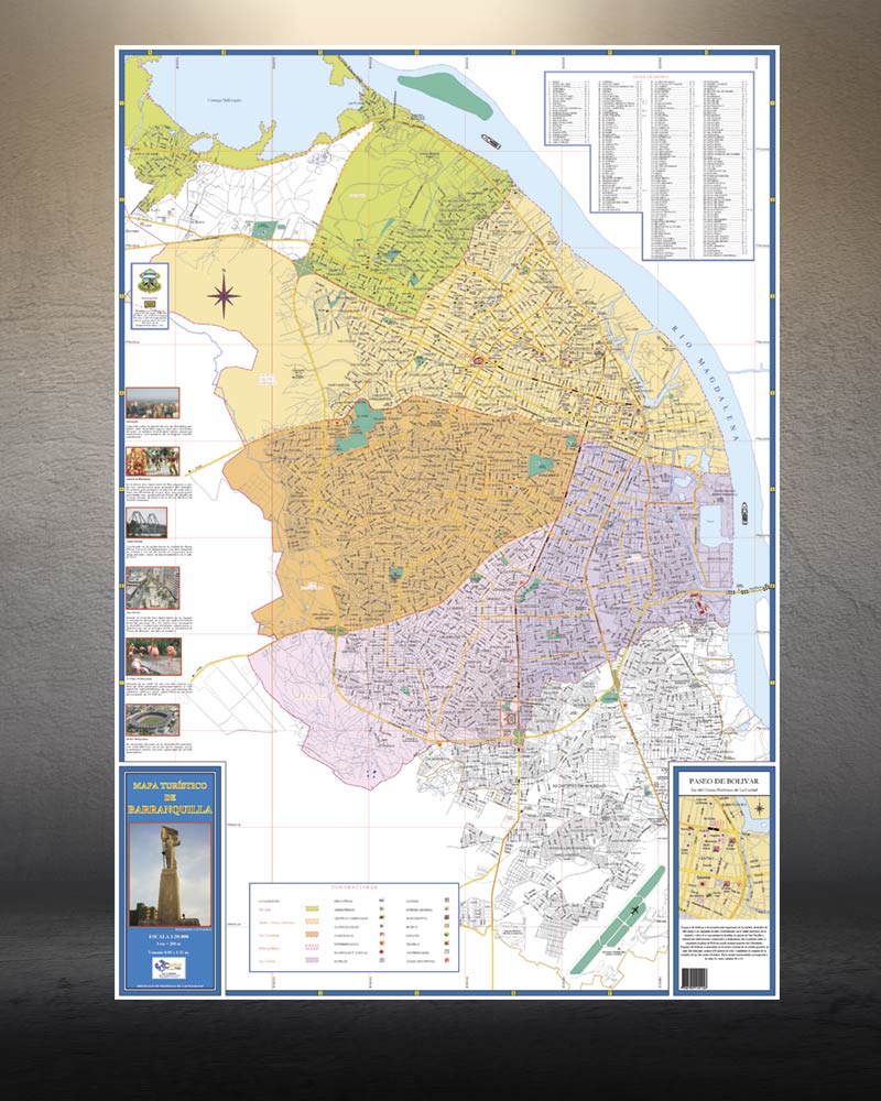 Mapa de Barranquilla 
