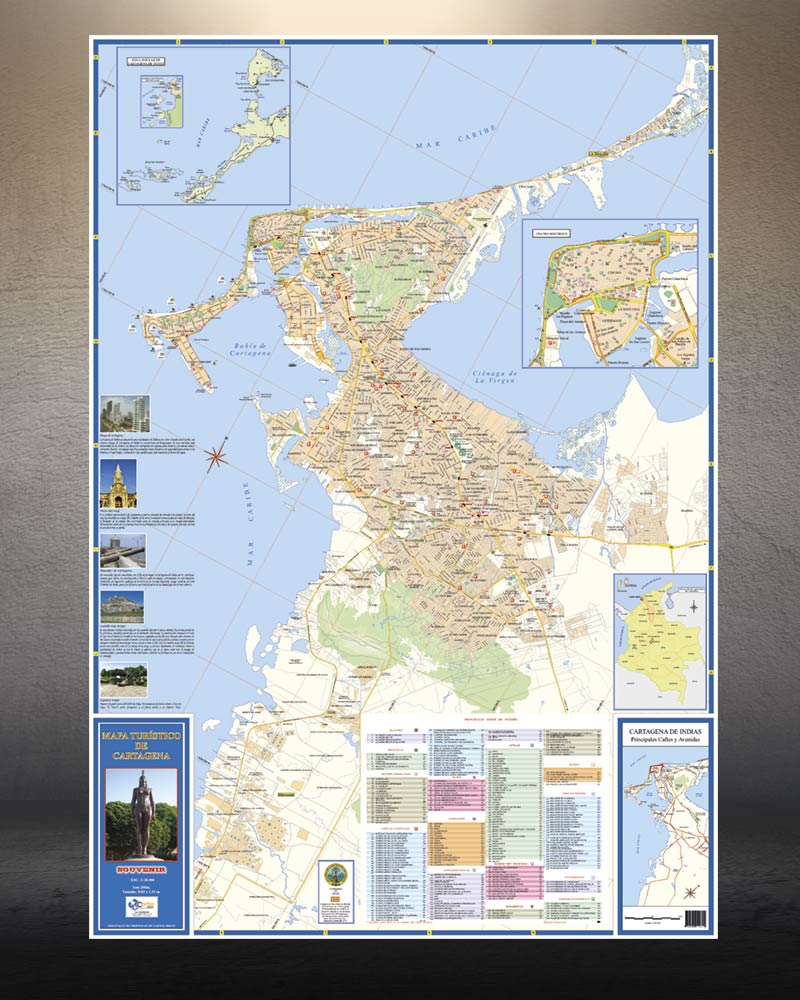Mapa de Cartagena