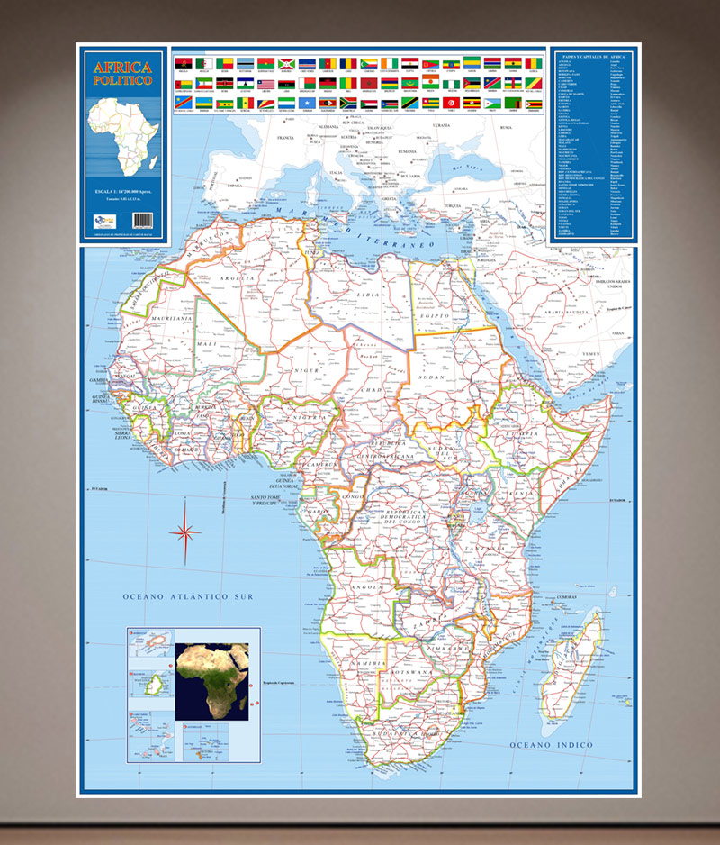 Mapa Africa Político 