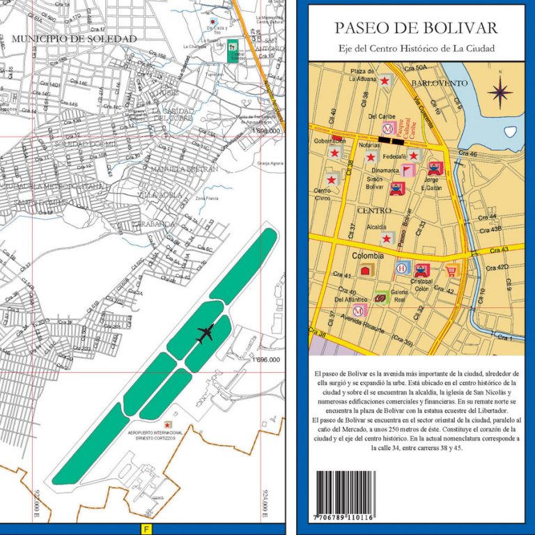 Mapa De Barranquilla Mapas Cartur Mapas Fisicos Politicos De Colombia America 